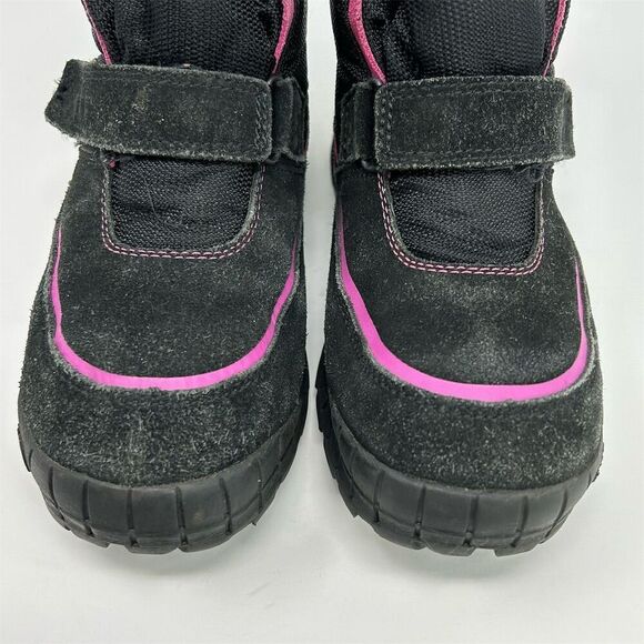 The North Face Girls' Winter Boots Size 6 Black and Pink Waterproof Insulated - Picture 6 of 15